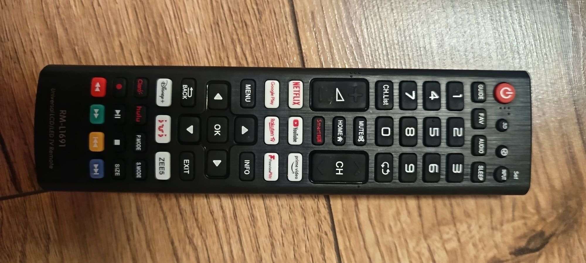 RM-L1691 Uniwersalny pilot do telewizora LCD Led z youtube netflix