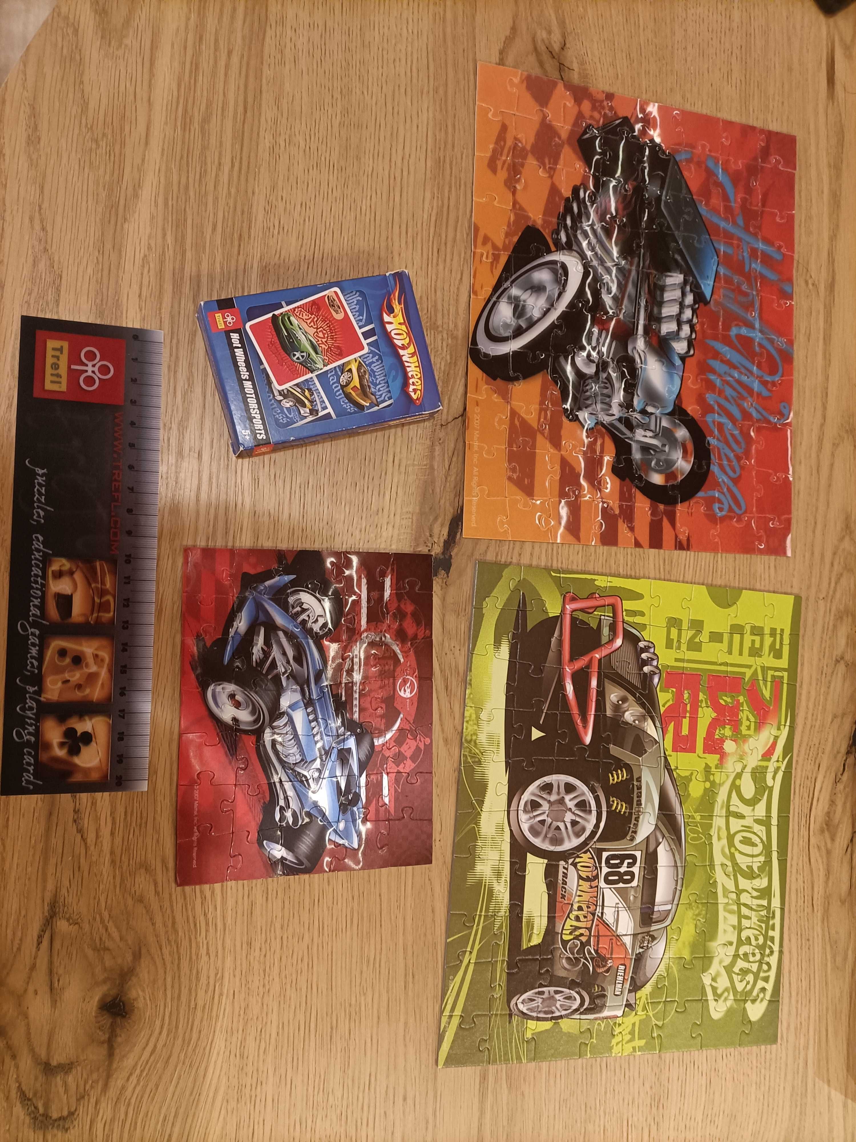 Puzzle Hot Wheels zestaw