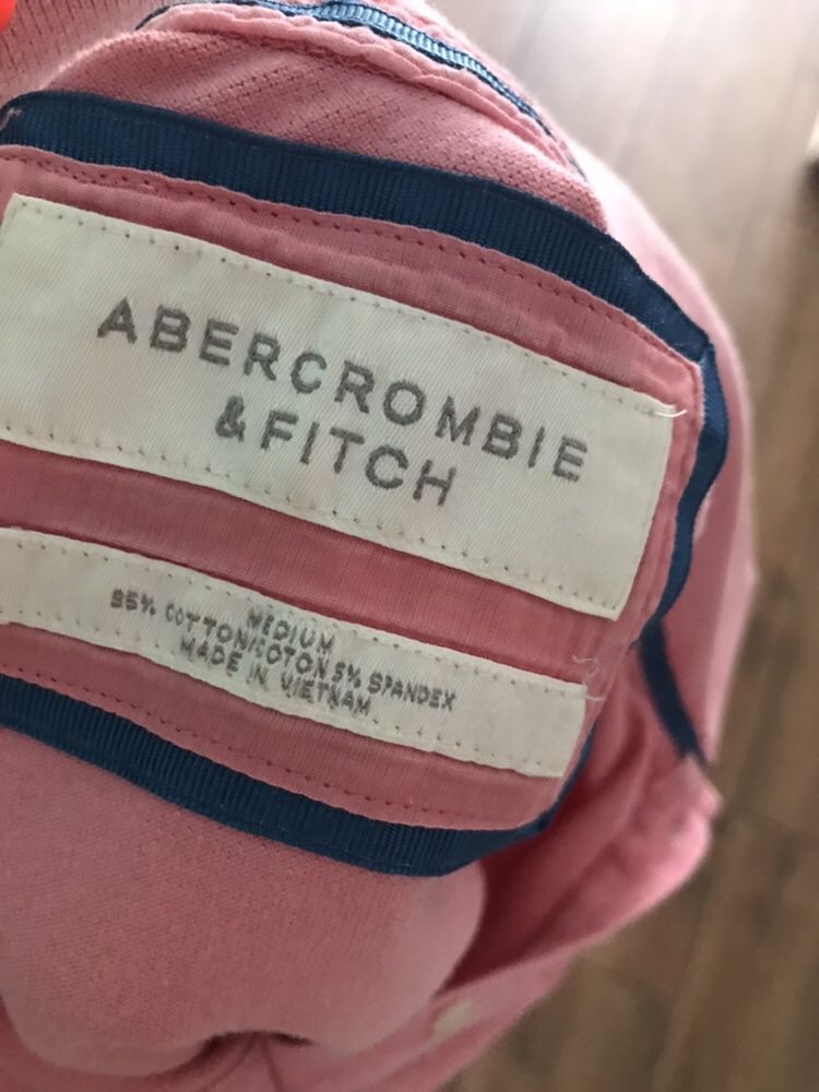 Abercrombie And Fitch różowe polo