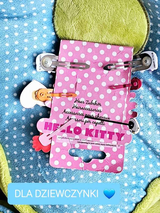 Hello Kitty wsuwki spinki zapinki do włosów swieta  prezent