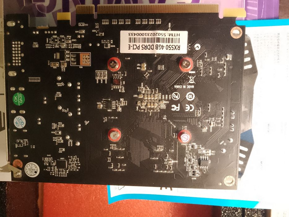 Видеокарта AMD Radeon RX 550 4G
