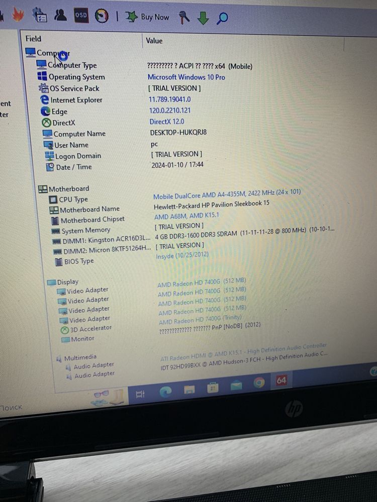 Hp pavilion 15-b123ss