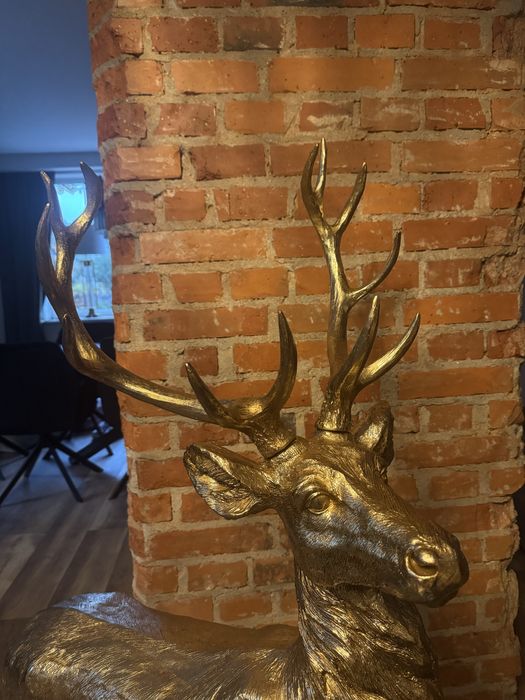 Duża figura ozdobna świąteczna - Renifer