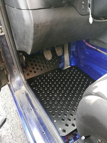 Podłoga BMW E36 kierowca drift kjs prosta rajdowa wnętrze
