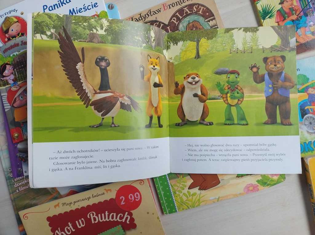 Zestaw książeczek dla dzieci Samoloty Tuwim Przygody strażaka Franklin