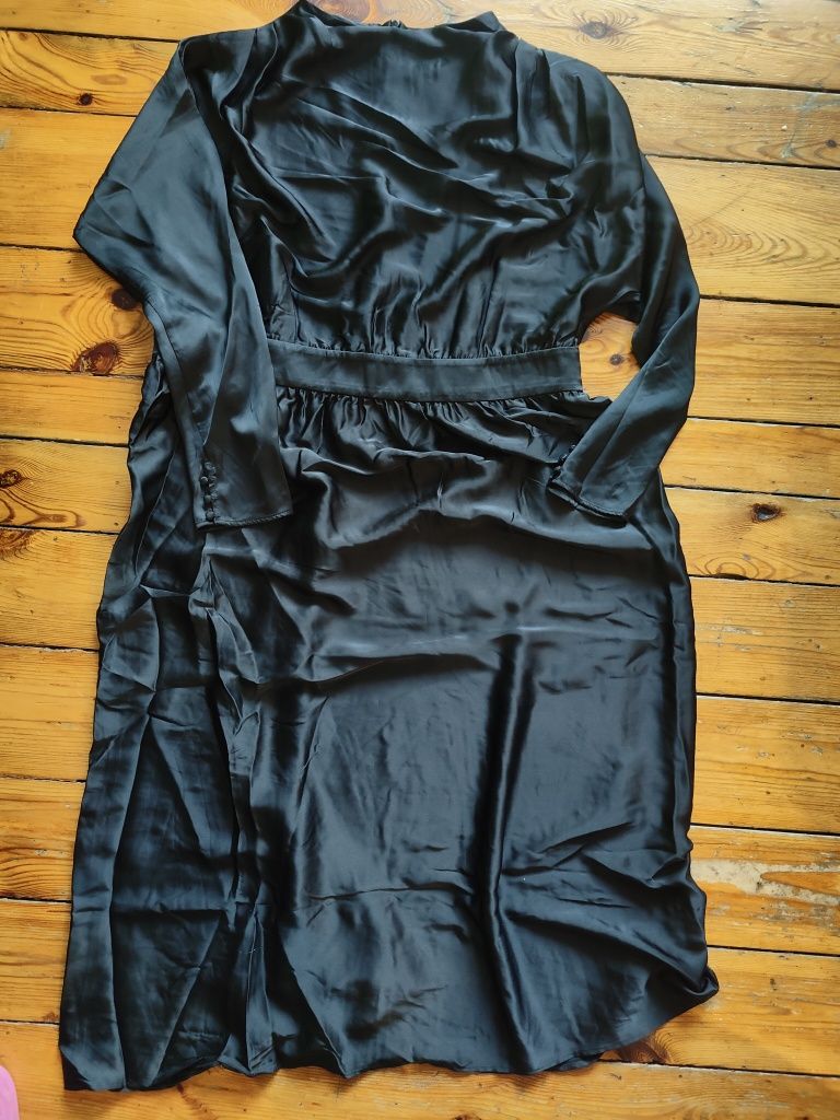 Sukienka długa czarna XL
