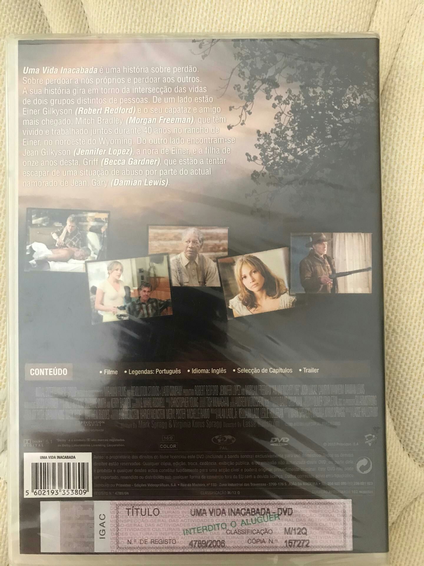 Filme DVD Uma Vida Inacabada