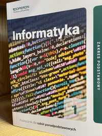 Informatyka kl 1 LO zakres podstawowy