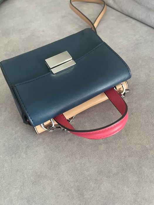 Torba na ramie zara dwustronna z paskiem