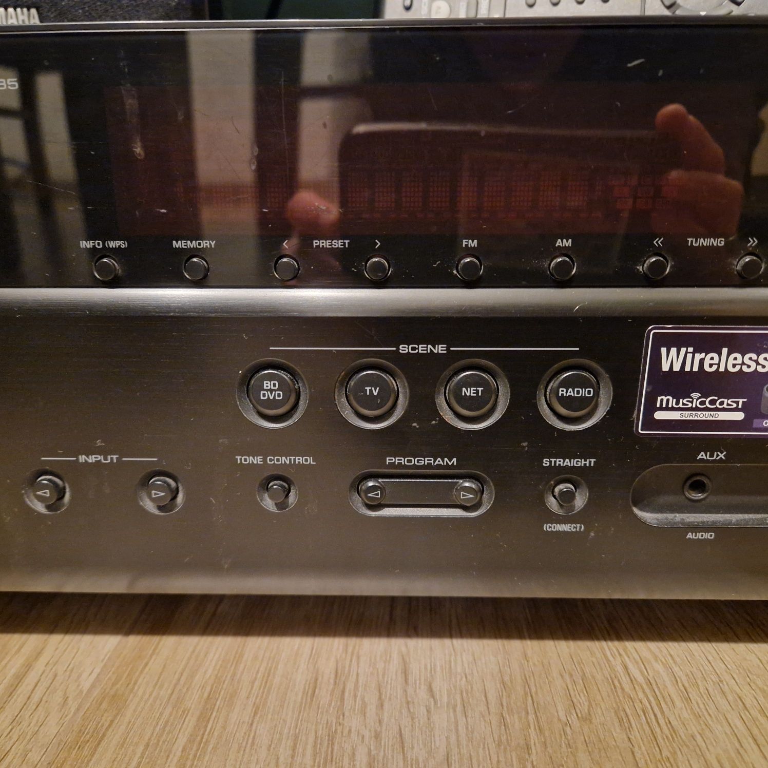 Kino domowe amplituner YAMAHA RXV 485B