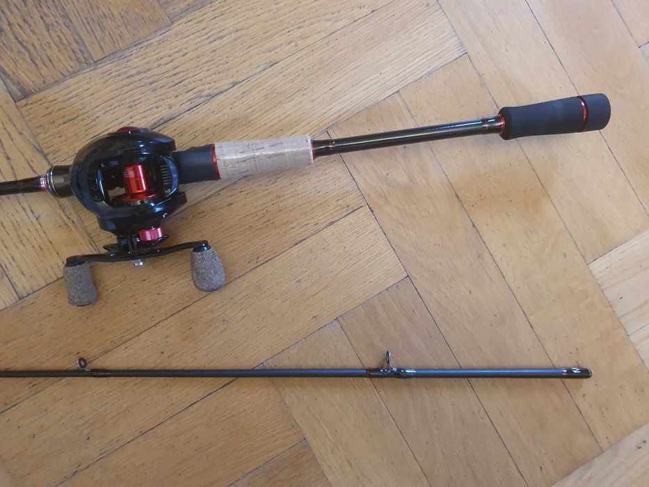 Super wędka zestaw castingowy 210 cm 5-25g cast
