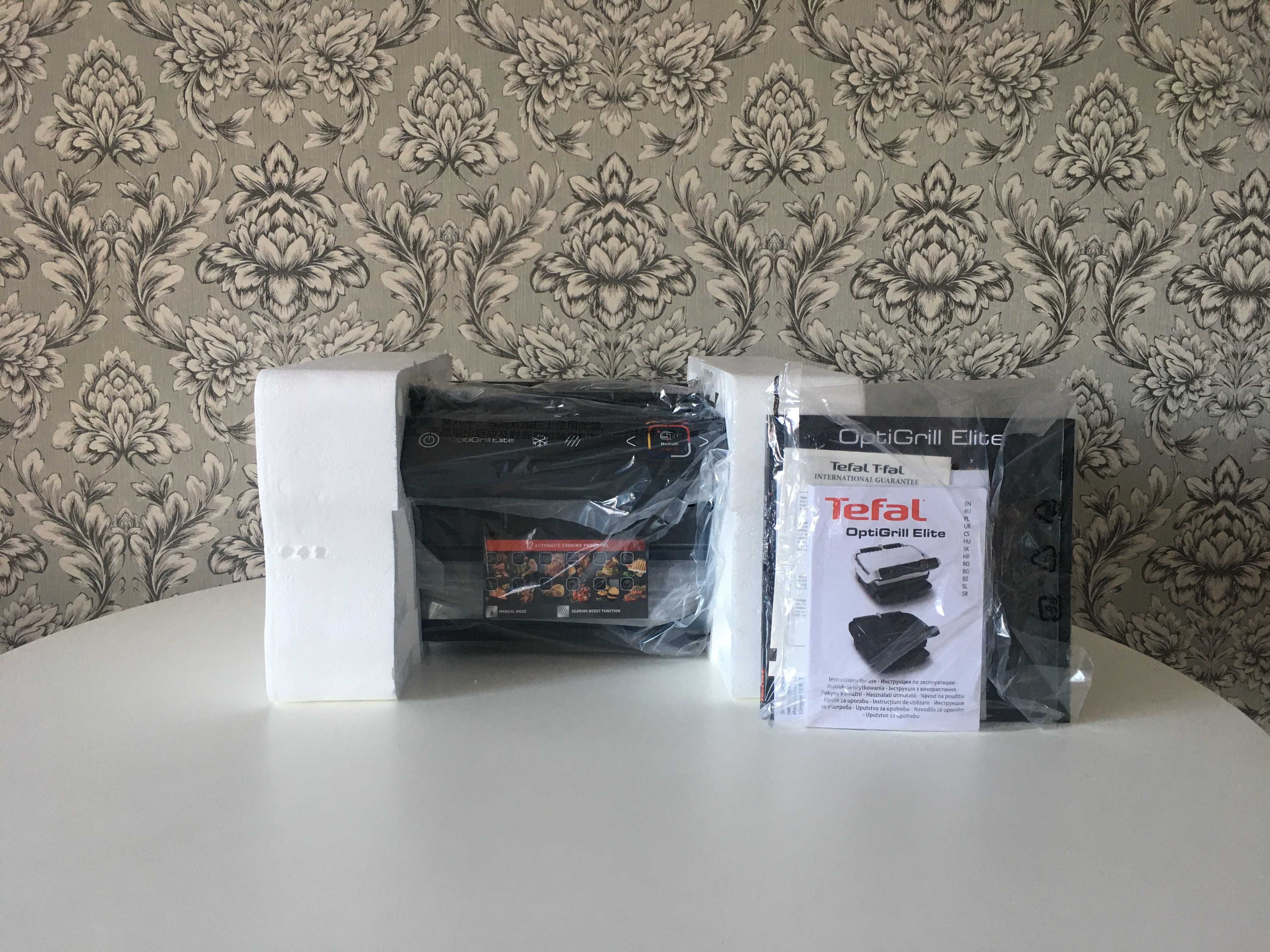 Гриль Tefal OptiGrill Elite GC750830 Нові! Запечатані!