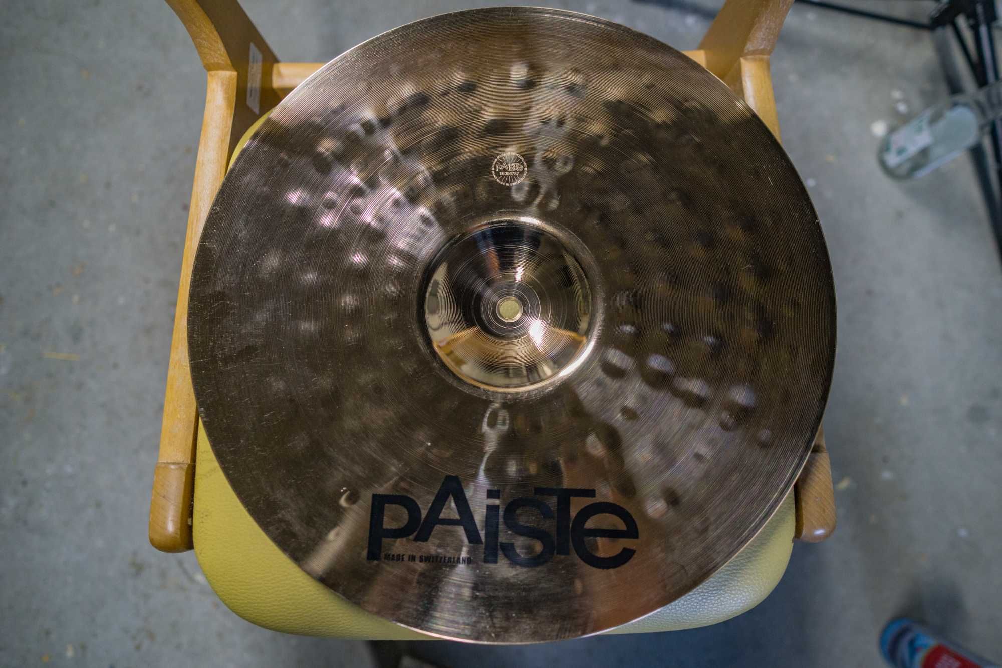 Talerz Paiste Pst8 Rock crash 16' perkusja bdb stan