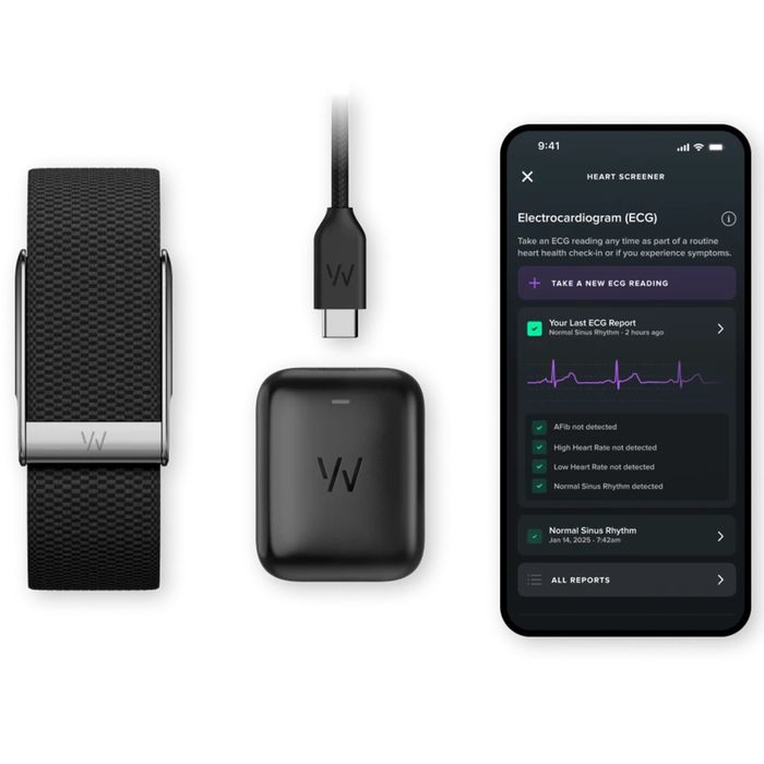 Фитнес-трекер Whoop MG Life Silver/Black + 11 мес. подписки