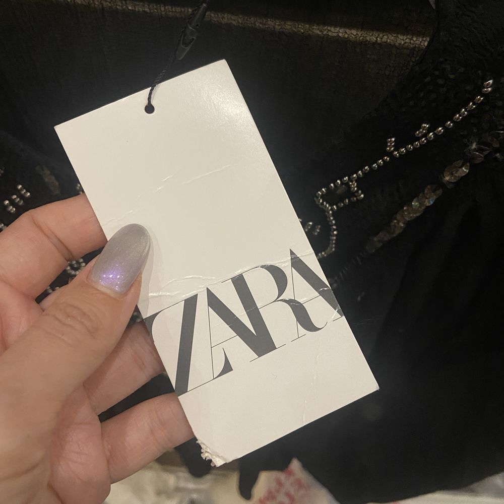 Нова чорна блуза ZARA розмір M