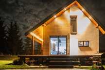 Dom nad jeziorem - Relax House - klimatyzacja, plaża, łódka balia, sau
