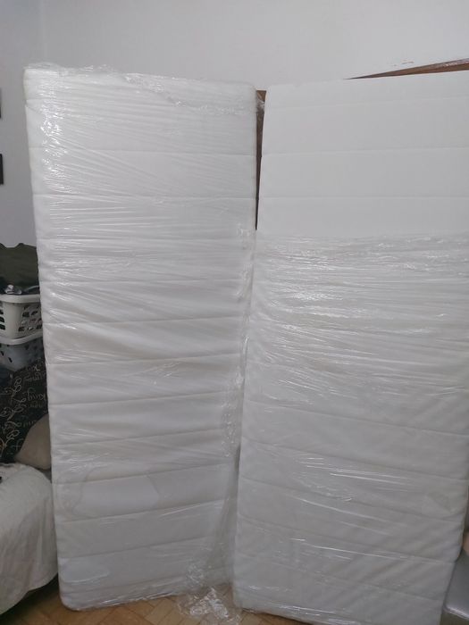 2 colchões de espuma afjall 80x200 cm