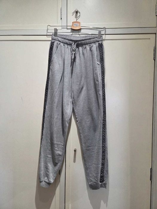 Calças de Malha Cinzentas - Tamanho L
