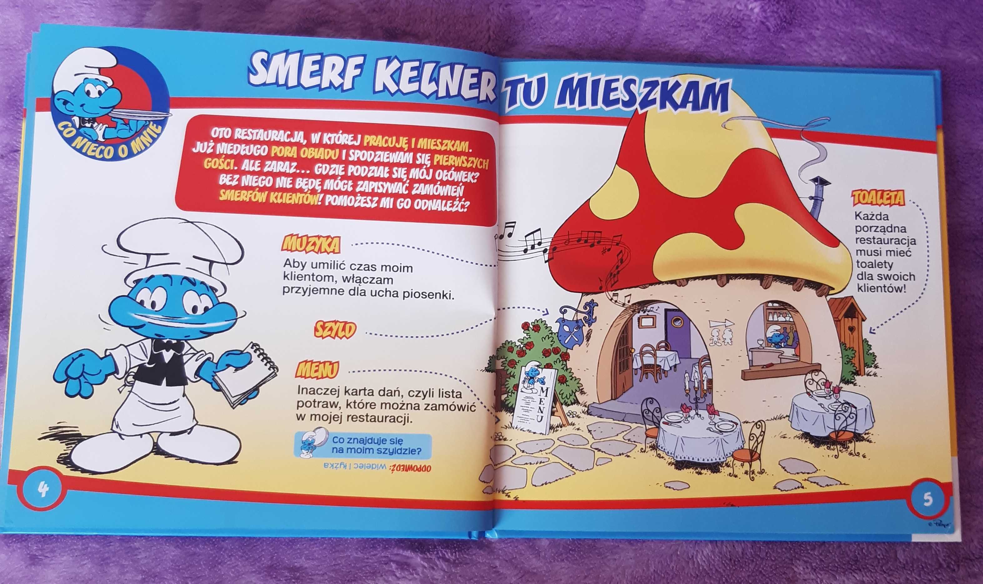 Książeczka Smerf Kelner.