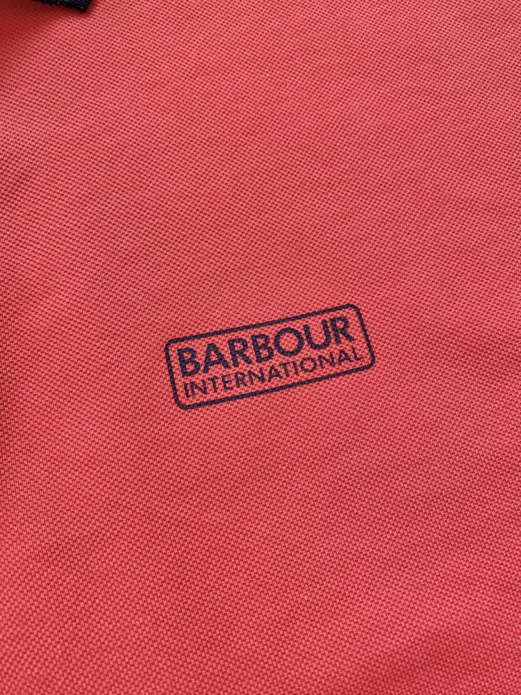 Чоловіча футболка коралове поло Barbour International