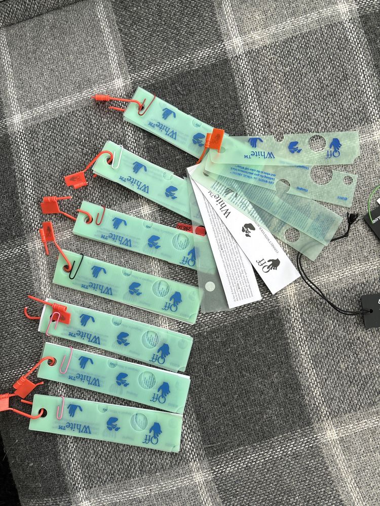 Zip tie, бирки,Off White,STONE ISLAND,MSGM,C.P.Compani