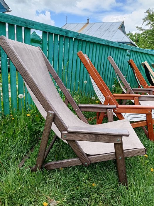 Шезлонг деревянный