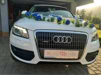 Samochód Auto do ślubu Białe Audi Q5
