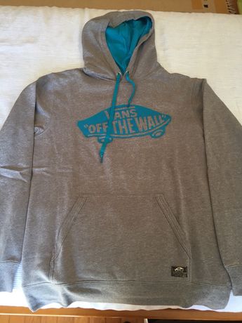 Logo fleece hoodie sweatshirt VANS tamanho S NOVA veste M
