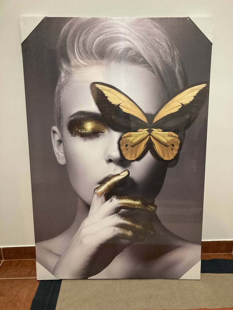 Tela quadro pintura 120x80 nova em embalagem