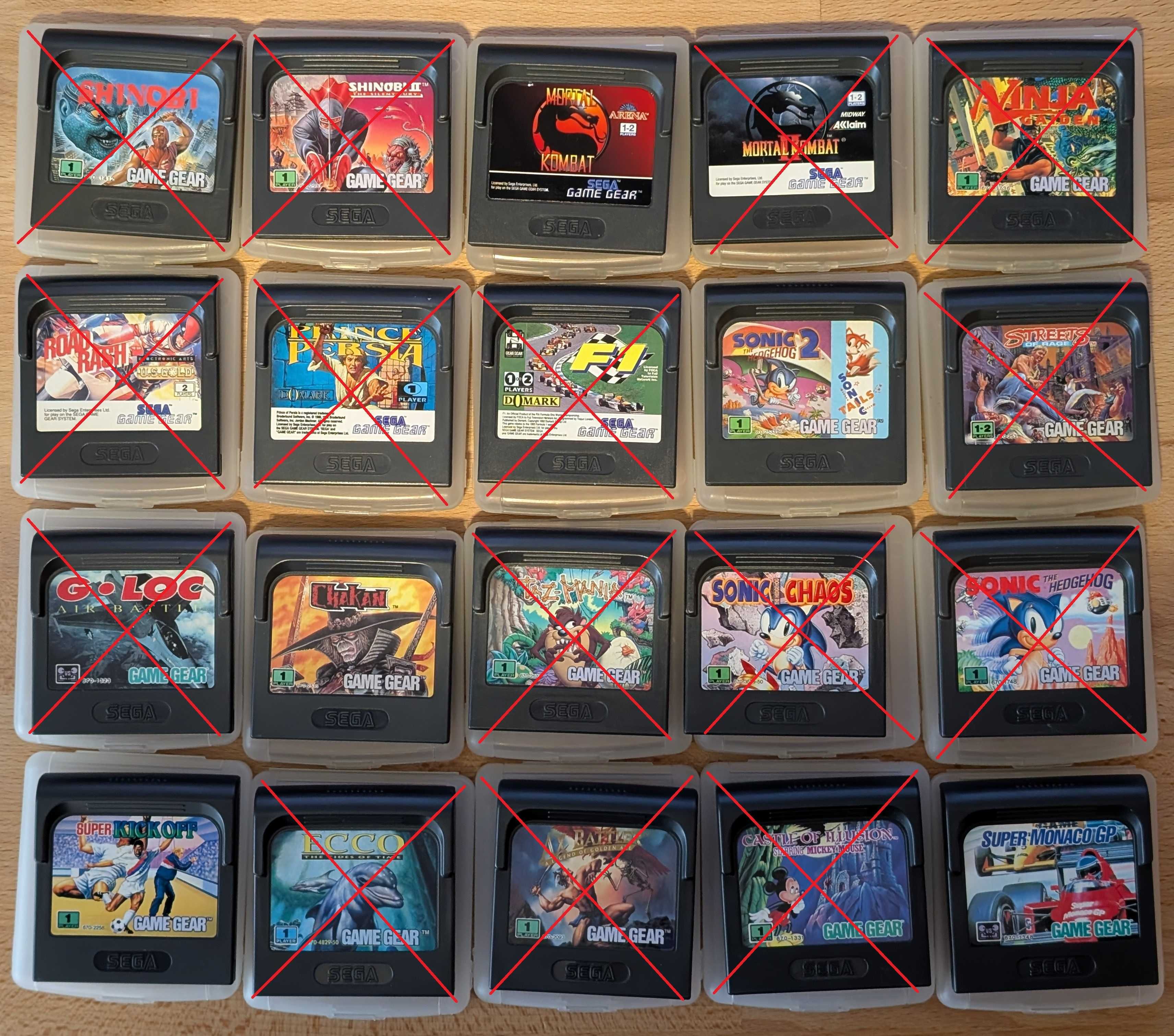 Jogos Sega Game Gear - Ler descrição