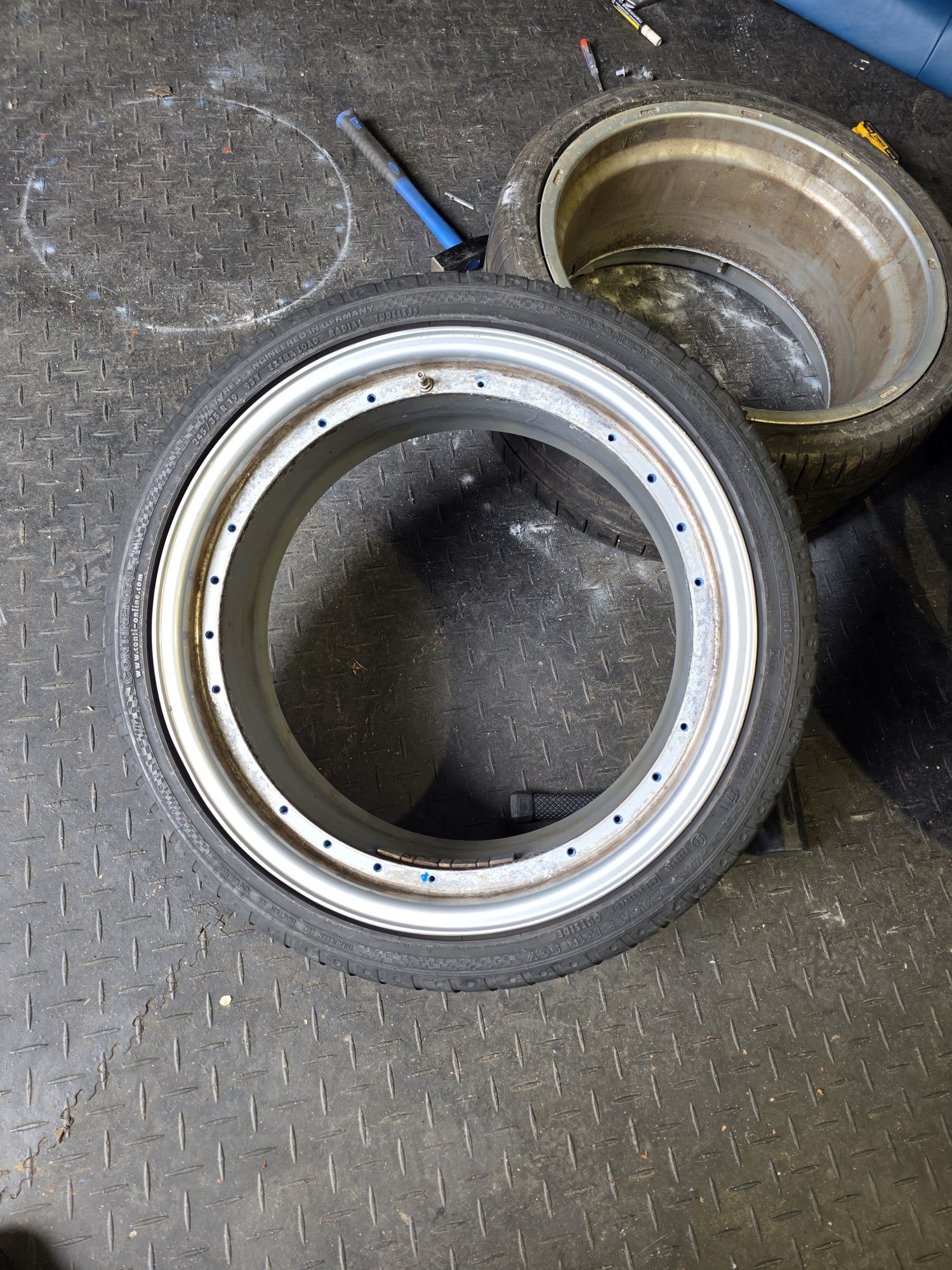 2tlg ronal ac schnitzer rantobębny 19" ranty bmw e39 e38 e34 e24 e28