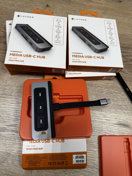 USB-хаб Hyper HyperDrive 6-in-1 USB Type-C Media Hub Silver