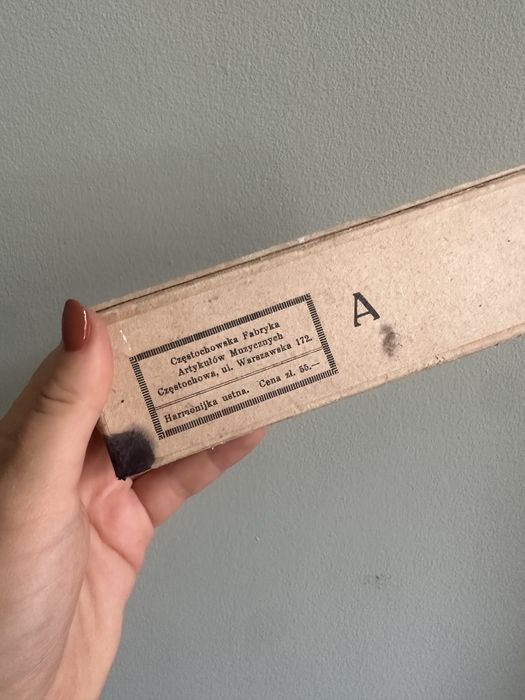 Harmonijka prl w oryg etui