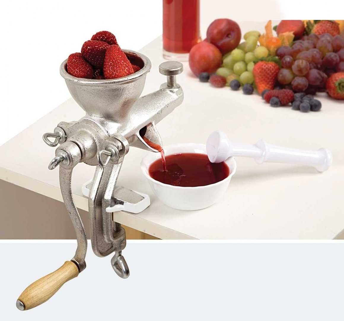 Wyciskarka do owoców warzyw soku ręczna maszynka żeliwna  Kinghoff