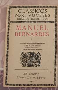 Livro Clássico Portugues "Manuel Bernardes I"