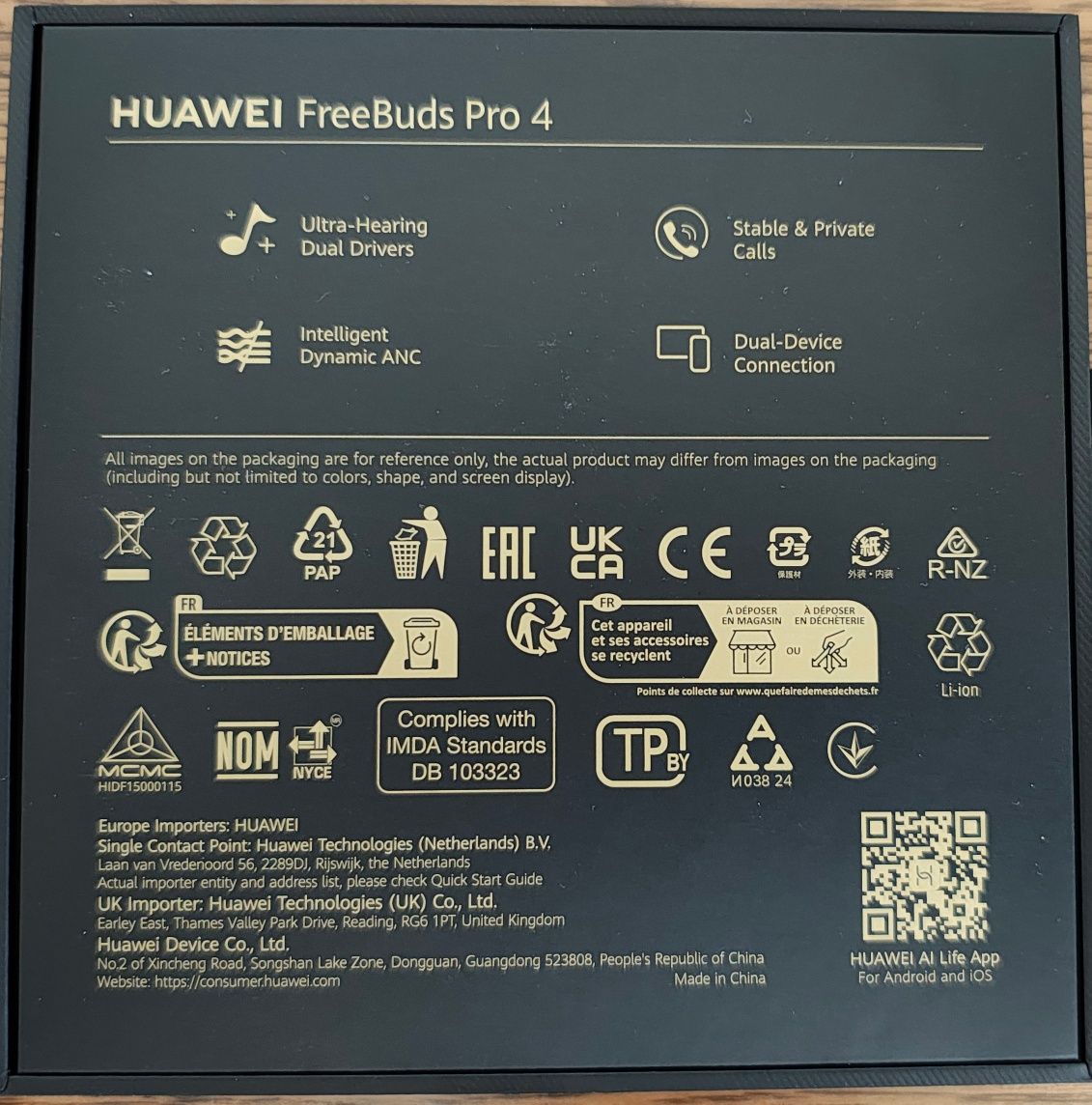 Huawei Freebuds Pro 4 ANC  białe