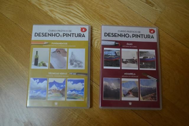 DVD's sobre Curso de desenho e pintura