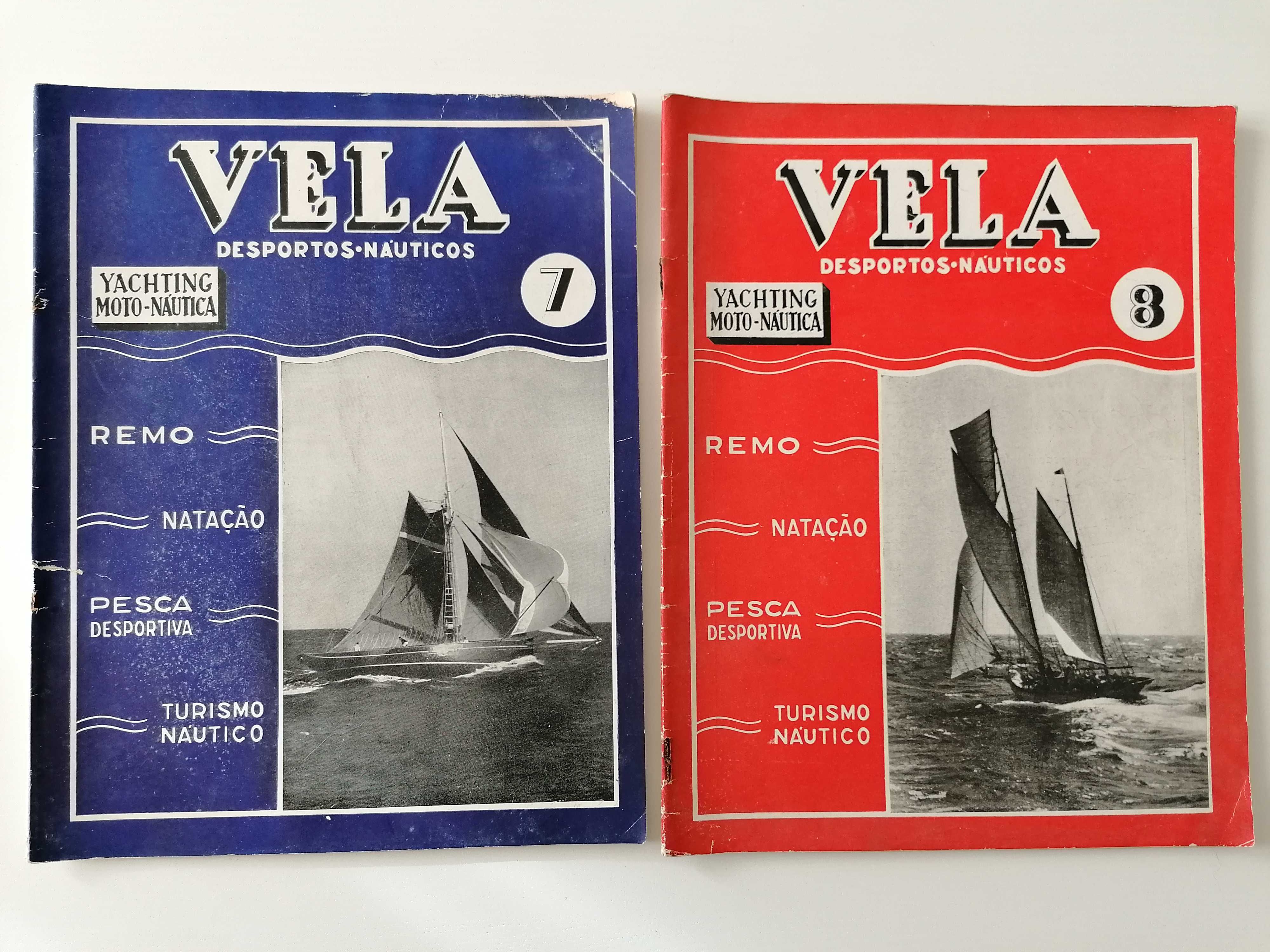 Revista Vela - desportos náuticos, iates - anos 40