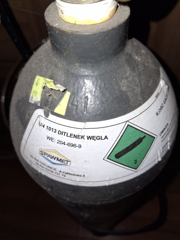 Zestaw CO2 do akwarium butla 5 kg