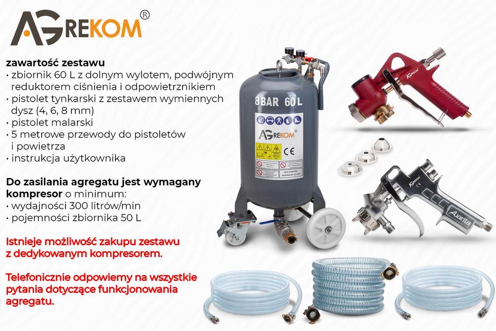 agregat do gładzi tynków malowania bielenia gruntowania elewacji