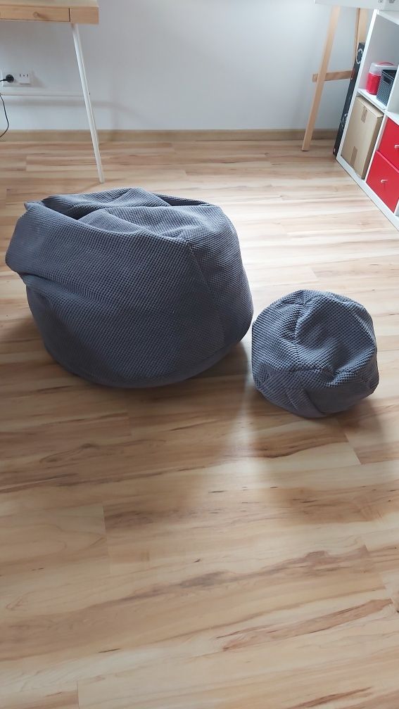 Mini pufy worek fotel dla dzieci
