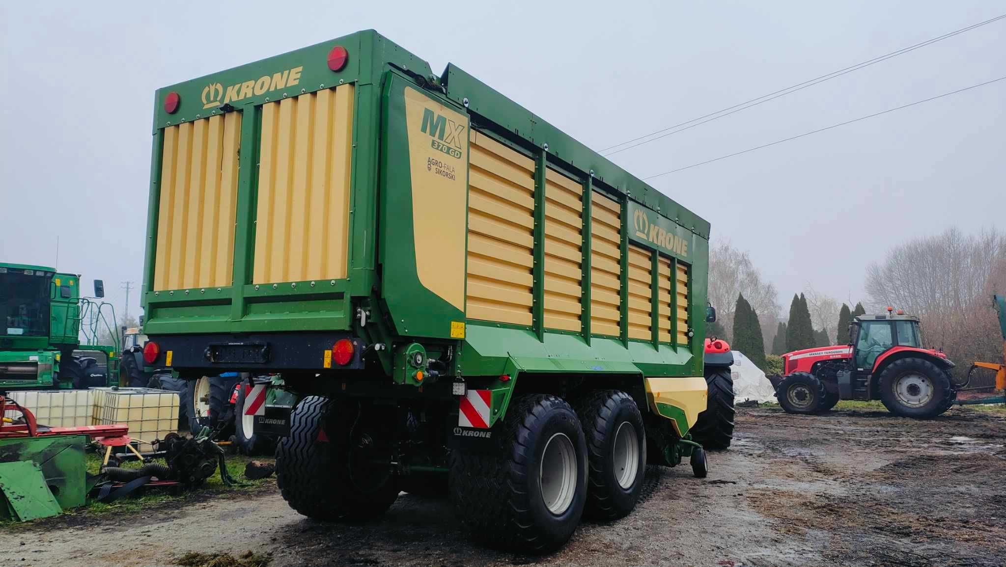 Przyczepa samozbierająca  Krone MX 370 GD 2019 rok