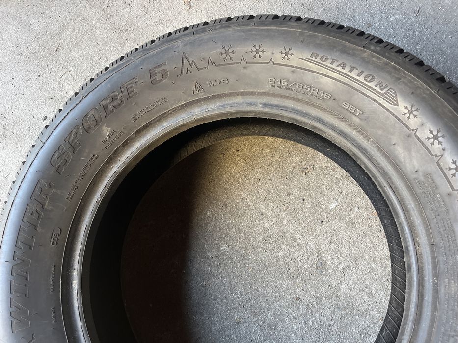 2x 215/65/16 Dunlop Winter Sport 5 JAK NOWE 8,5mm zimowe 2szt