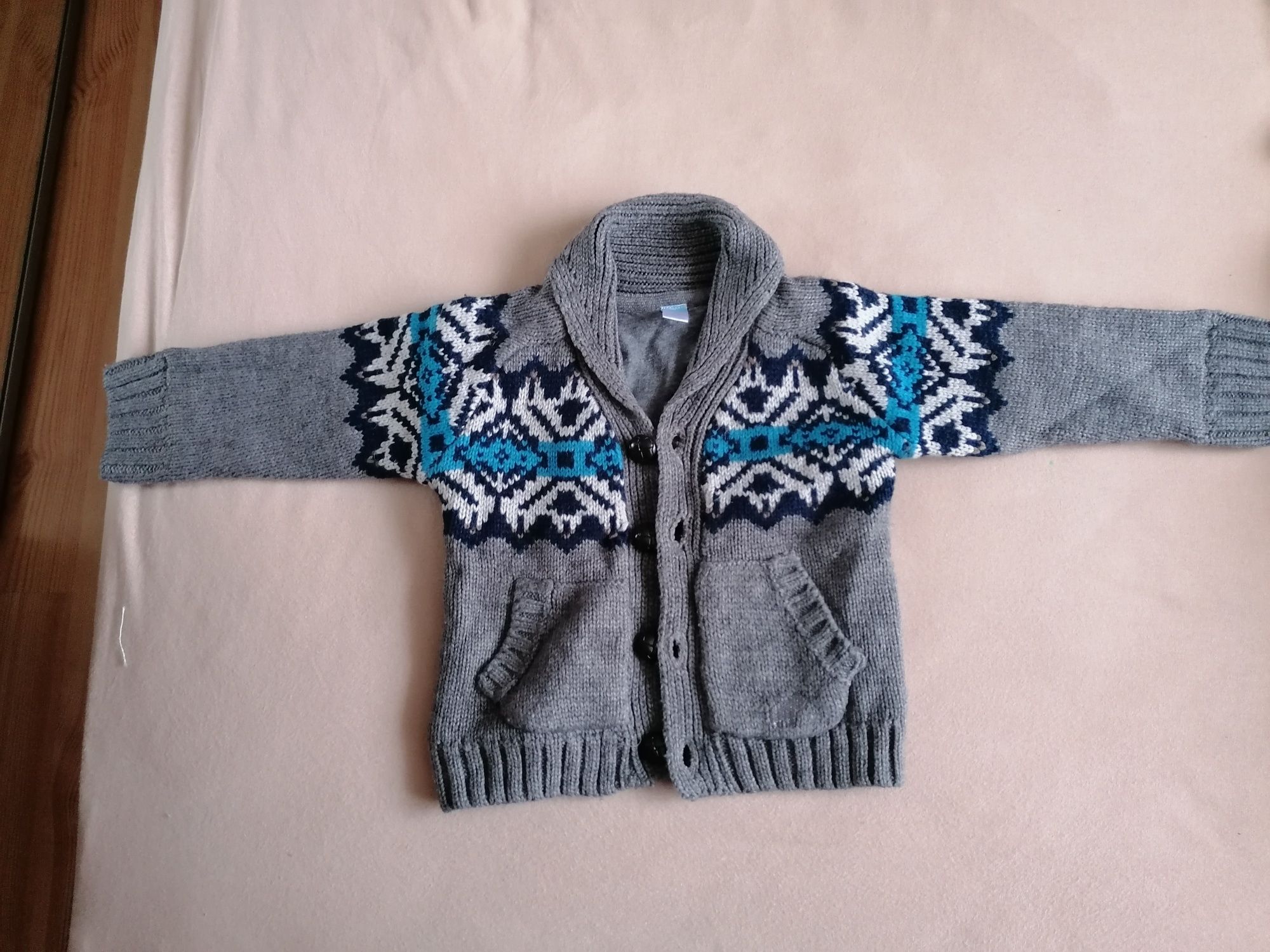 Elegancki ciepły sweter roz. 74