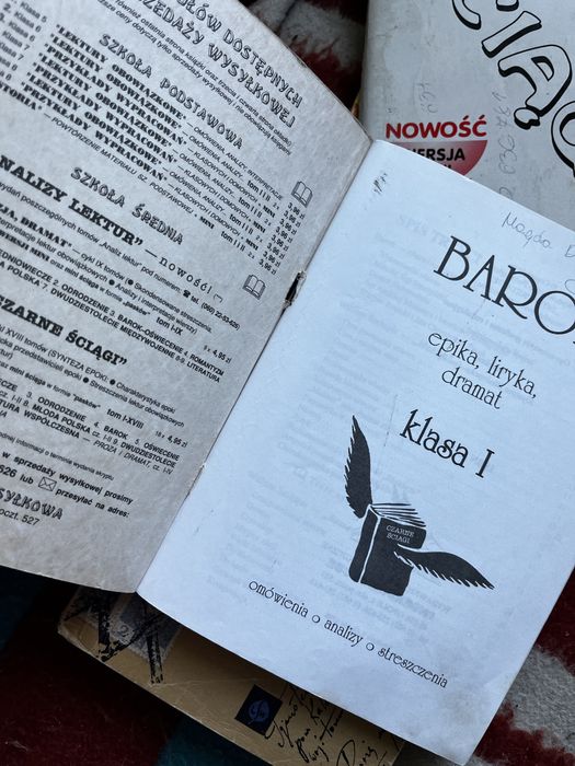 czarne sciagi barok  ksiazka