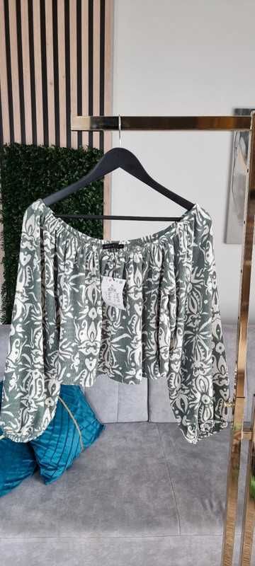 Bluzka z odkrytymi ramionami hiszpanka Mohito r.42/XL