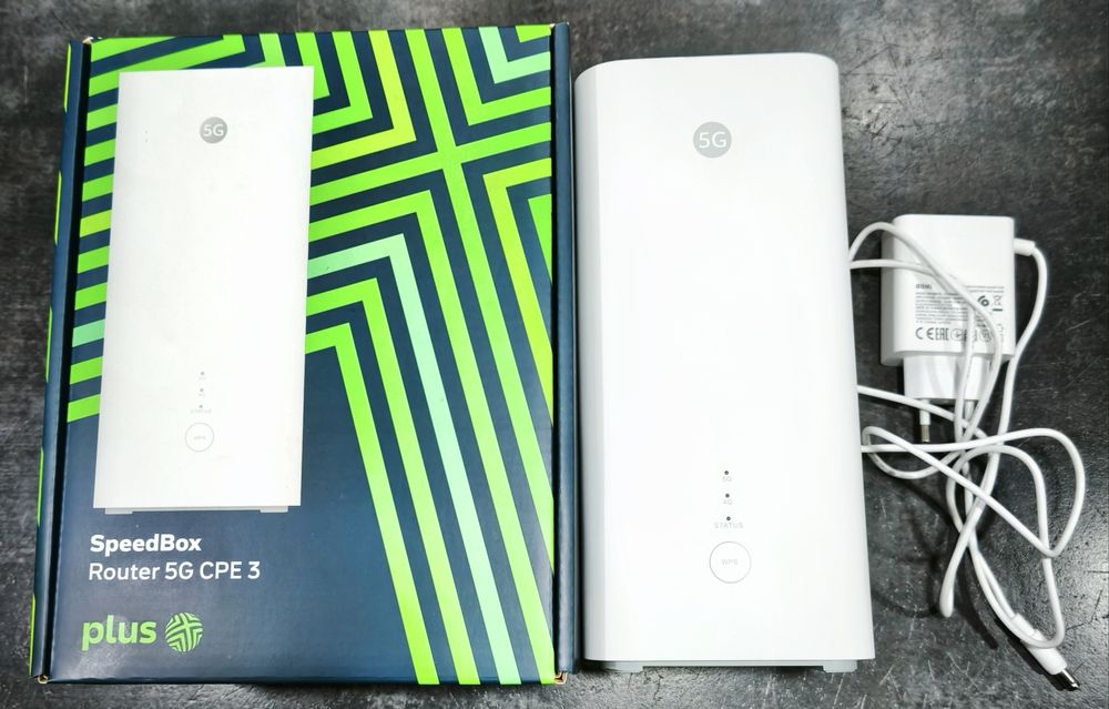 SpeedBox Router 5G CPE 3 karta sim PLUS IDEALNY STAN