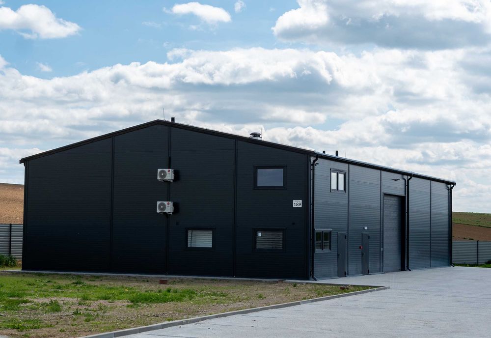 Hala Ocieplana 16x25x5,5m + Biuro Magazynowa Magazyn PIR Stalowa 400m2