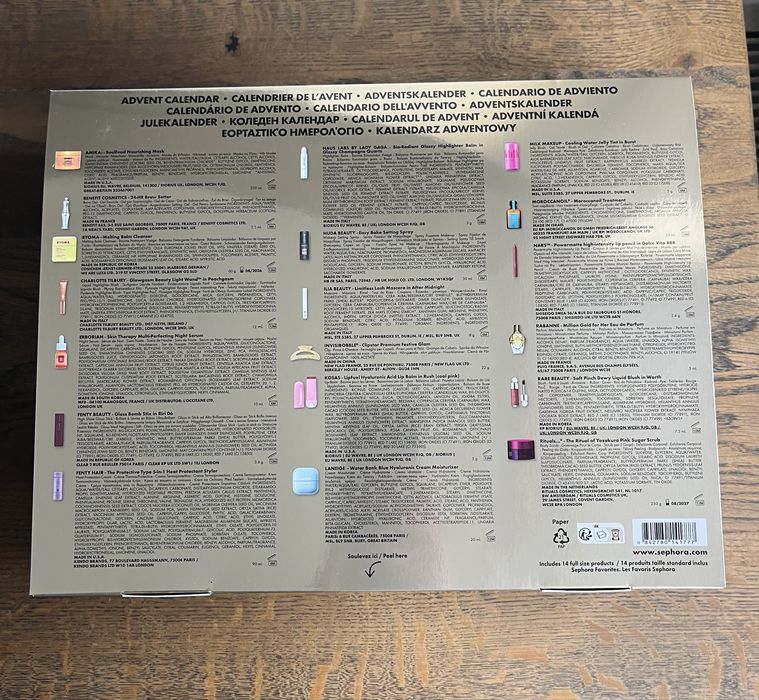 Kalendarz adwentowy sephora