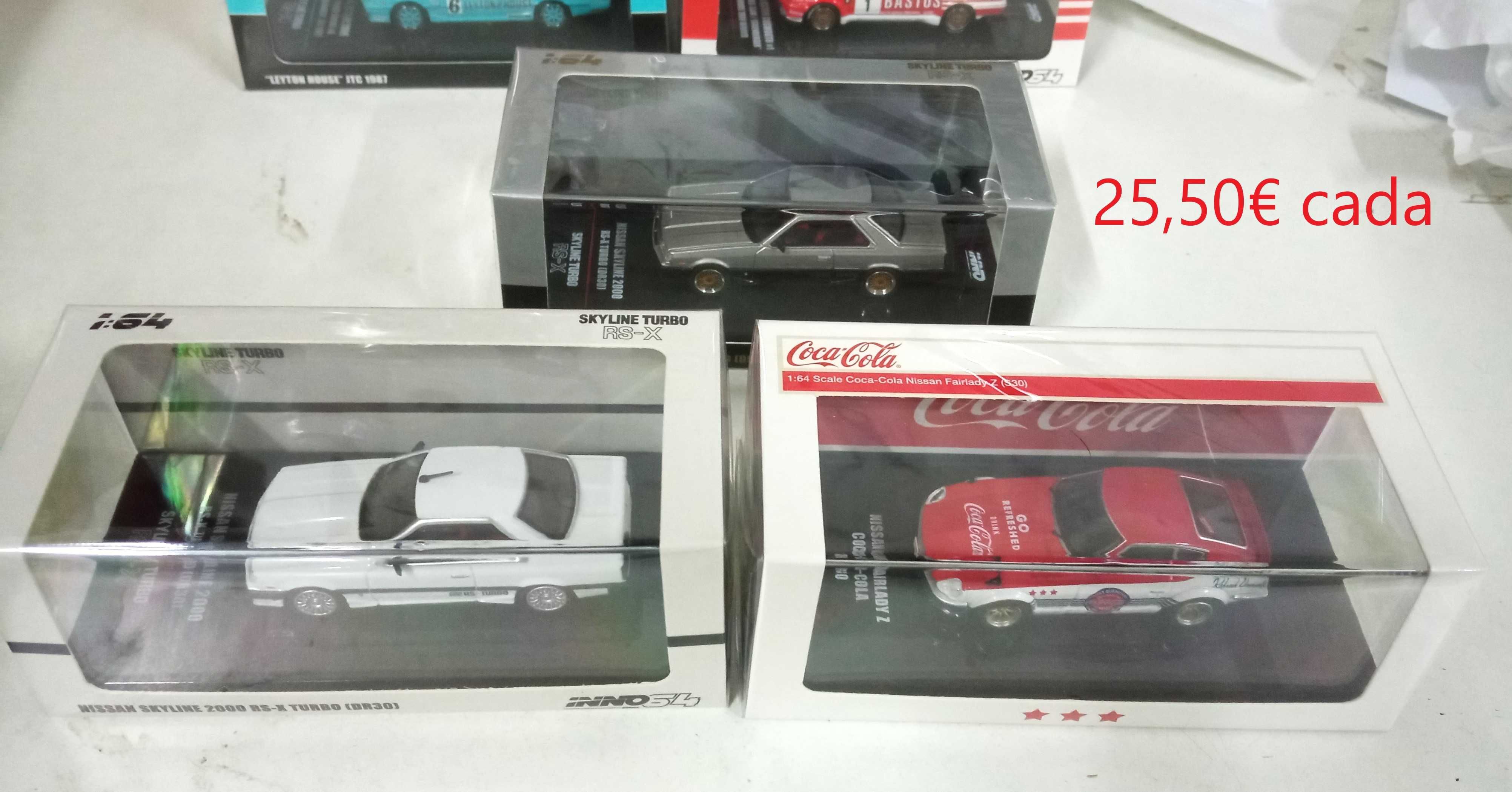 Inno 64 - Skyline, Lancer Evolution, Civic outros, Preços 23€ a 25,50€